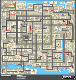 Mapa de Frenesis asesinos del Distrito Central