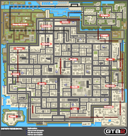 Mapa de Frenesis asesinos del Distrito Residencial
