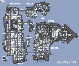 Mapa de Armas e items