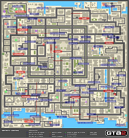 Mapa de Armas e ítems del Distrito Central