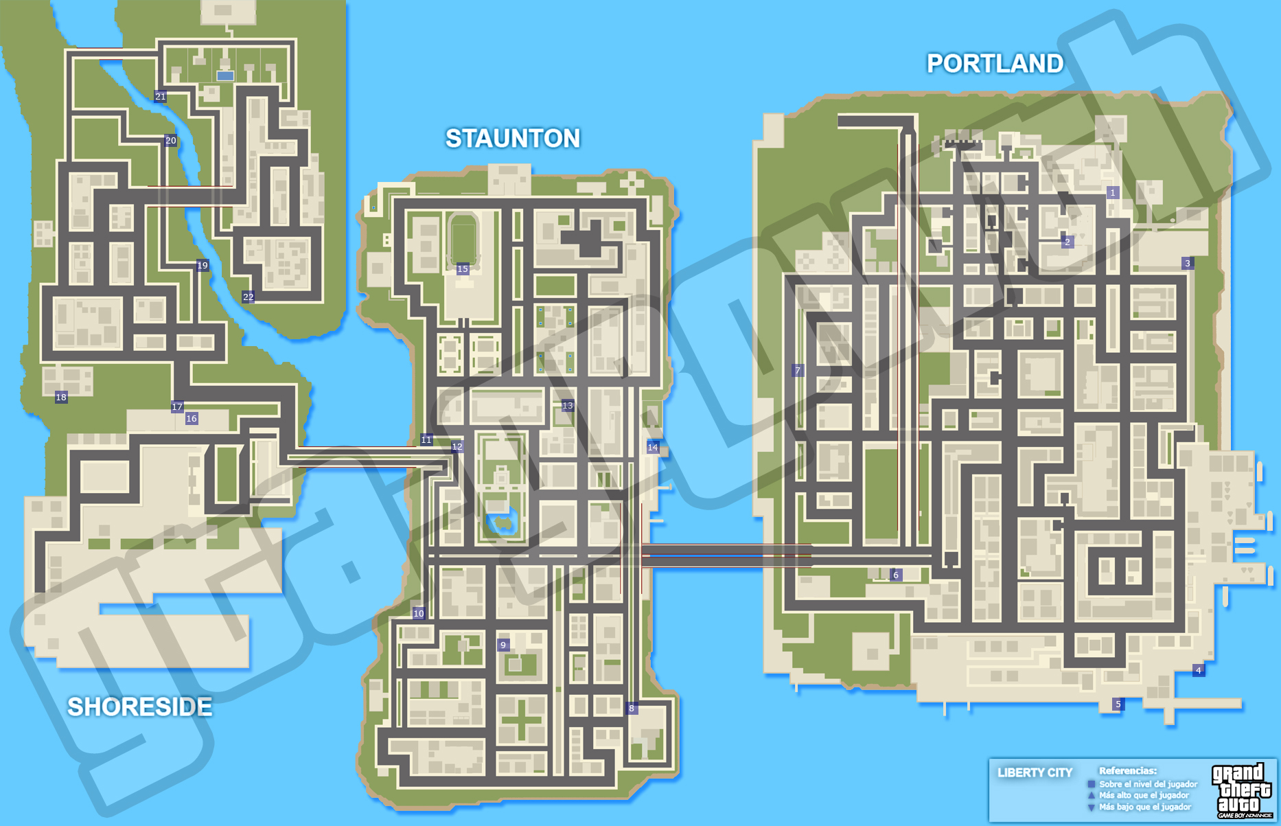 Mapa de Rampas de salto