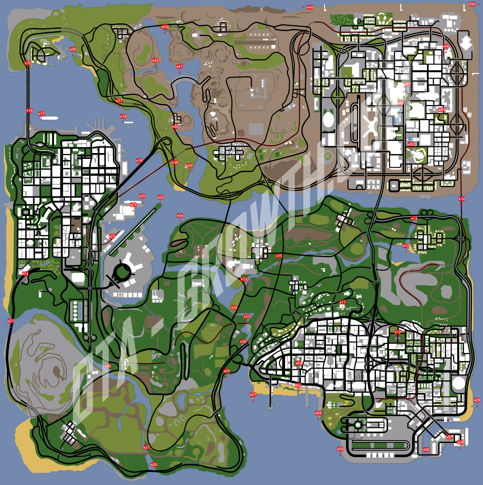 Mapa de Ostras