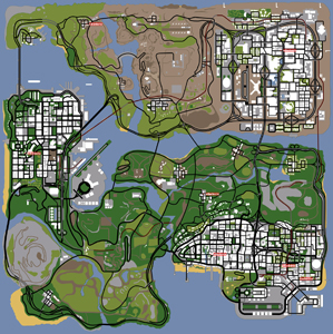 gta sa mapa Mapas de GTA: San Andreas · GTA Growth gta sa mapa