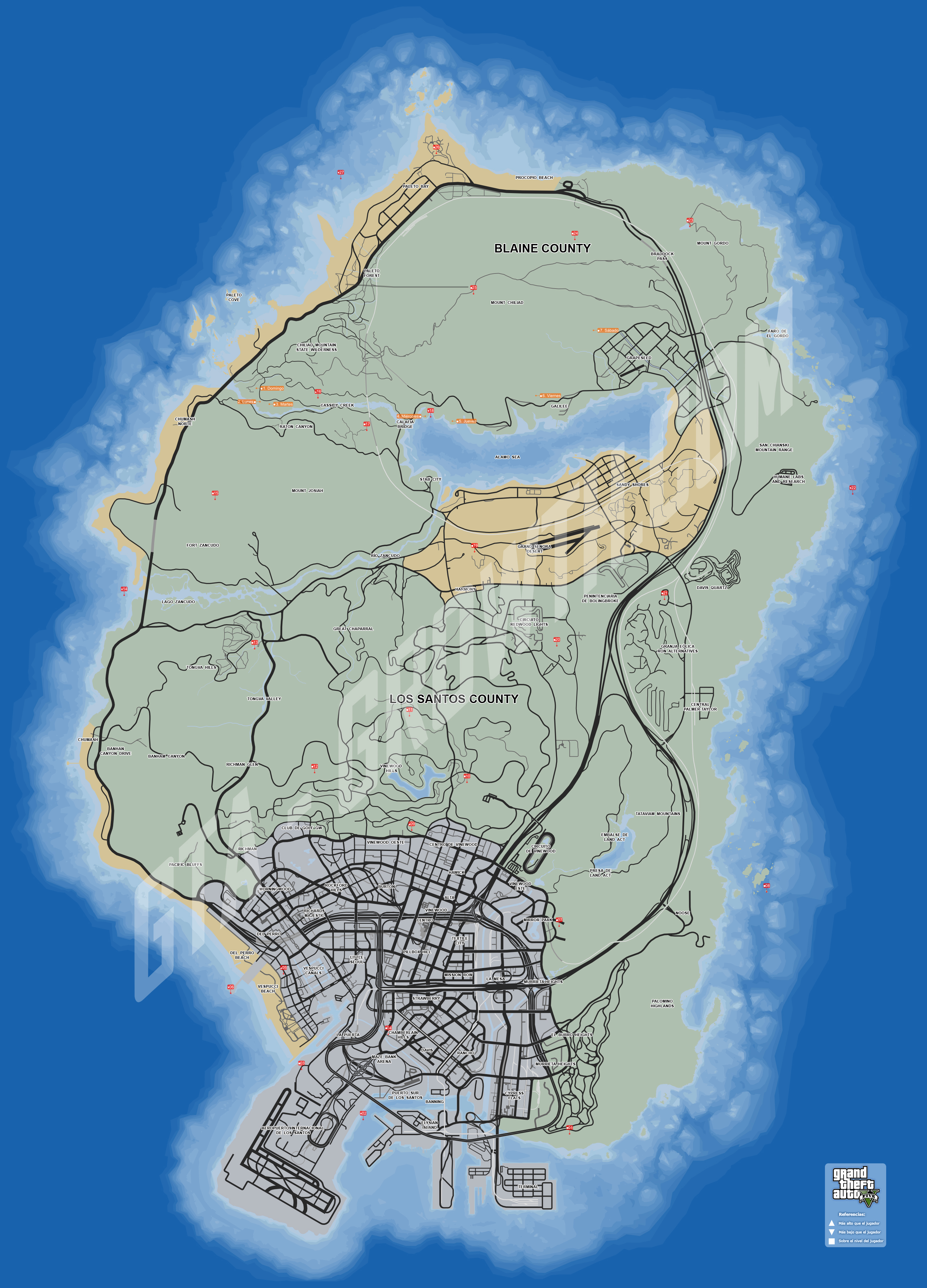 Mapa de Peyotes
