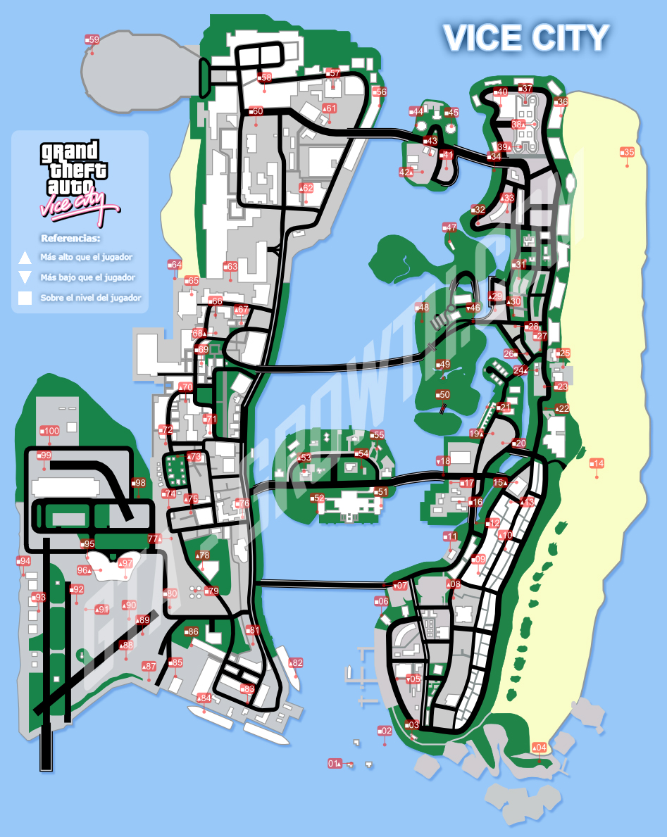 Mapa de Objetos ocultos