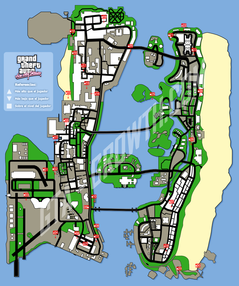Mapa de Acrobacias únicas (PSP)